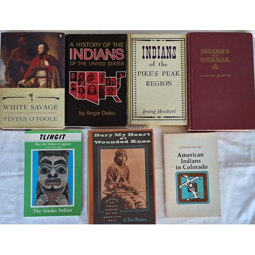 507 - North American Interest – Bundle of seven books mostly to do with North American ‘Indian... 