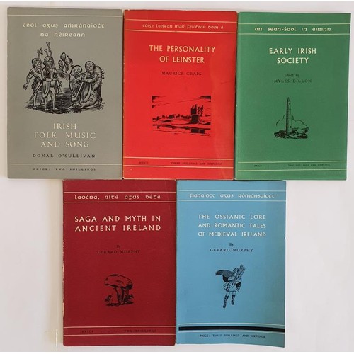 515 - Irish Life and Culture. Cuig leabhar. No III, Irish Folk Music and Song. Donal Ó Sullivan: No... 