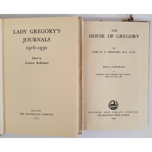 521 - The House of Gregory by Vere Gregory. 1943 in dj. [history of Gregory family and related episodes] a... 