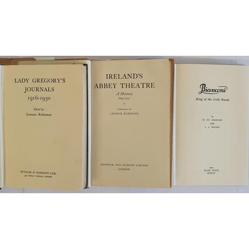 522 - Ireland’s Abbey Theatre a History 1899-1951 compiled by Lennox Robinson. The Official History.... 