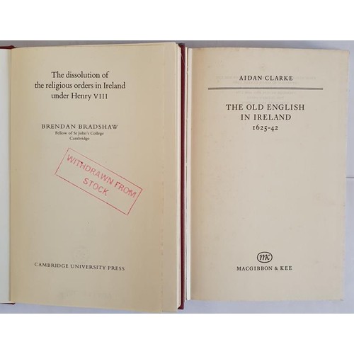 530 - The Dissolution of the Religious Orders in Ireland under Henry VIII by Brendan Bradshaw. Withdrawn f... 