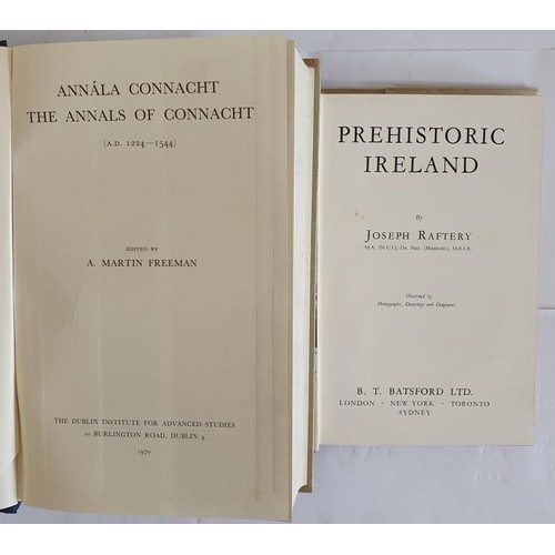 533 - The Annals of Connacht 1224-1554 edited by Martin Freeman. DIA Studies. 1970 superb copy in dj and P... 