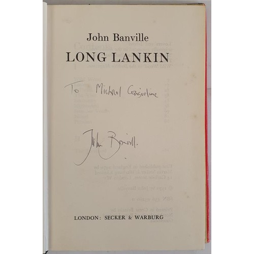 541 - John Banville – Long Lankin, Published by Secker & Warburg, London, 1970. The author&rsquo... 