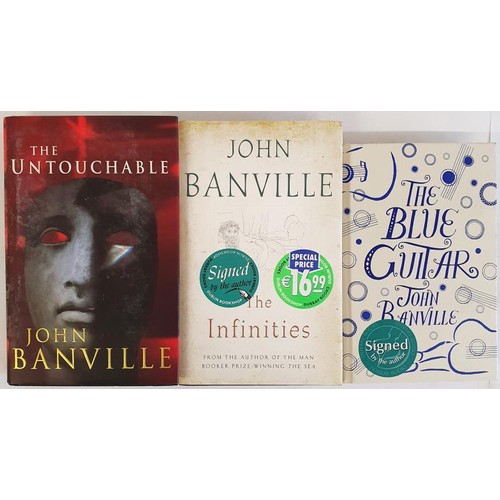 545 - John Banville, ALL Signed: The Blue Guitar, first edition, first print HB. Viking 2015; The Untoucha... 