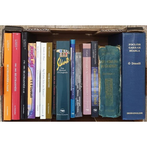 608 - Irish language: Collection of Irish Language Titles such as Dún Na Cinniúna by An... 