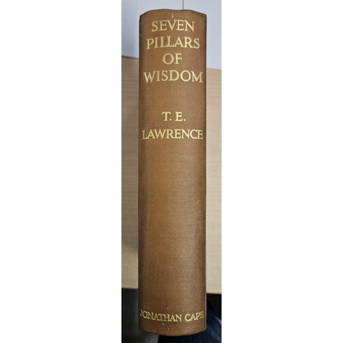 135 - Seven Pillars of Wisdom T. E. Lawrence Published by Jonathan Cape, London, 1935. A first impression ... 