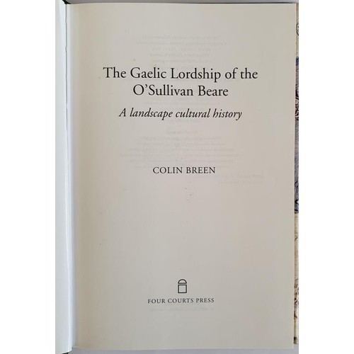 15 - The Gaelic Lordship of the O'Sullivan Beare Colin Breen, 2005, Four Courts Press,HB,scarce