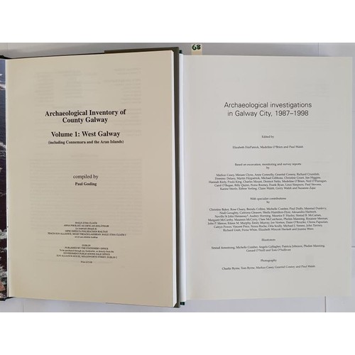 27 - Archaeological Inventory of Galway. West Galway Archaeological Survey of Ireland. 1991 and Archaeolo... 