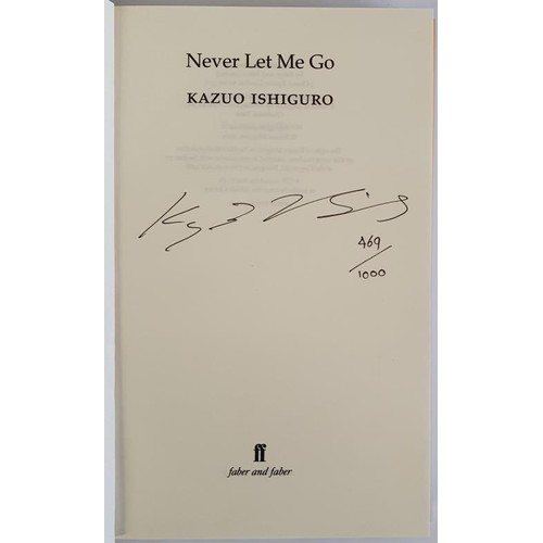 81 - Never Let Me Go ( Award Winning Book), Kazuo Ishiguro,2005 Faber & Faber HB/DJ,SIGNED,Numbered L... 