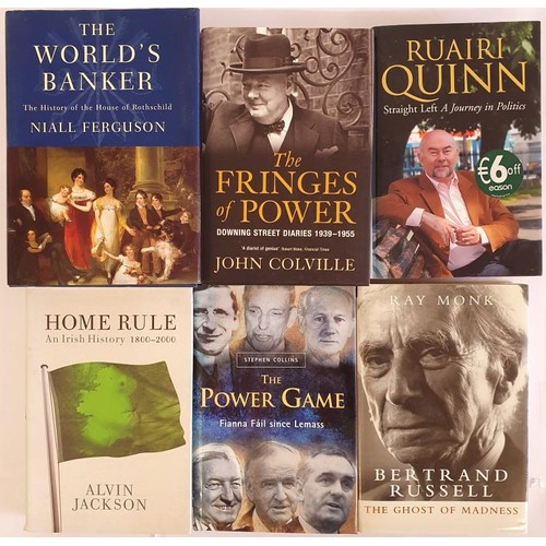 99 - The Power Game-Fianna Fail since Lemass by Stephen Collins, 1st Ed; Home Rule- An Irish History 1800... 