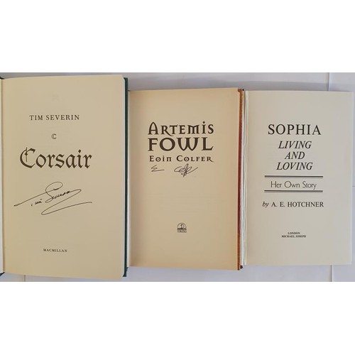 121 - SIGNED Titles: Sophia- Living and Loving Her Own Story by A E Hotchner SIGNED by Sophia Loren; Artem... 