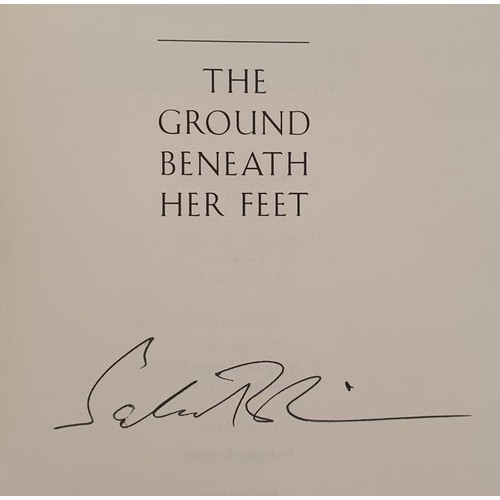 122 - THE GROUND BENEATH HER FEET Rushdie, Salman Published by Jonathan Cape, London, 1999. SIGNED 1st Ed