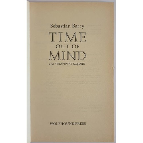 123 - Time out of Mind and Strappado Square by Sebastian Barry. Wolfhound Press. 1983. Paperback. lovely c... 