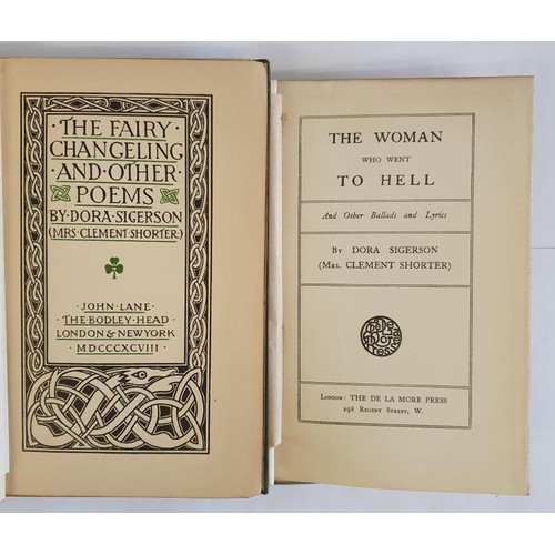 130 - Dora Sigerson. The Fairy Changeling and Other Poems. 1898. 1st Decorative frontispiece. Scarce unope... 