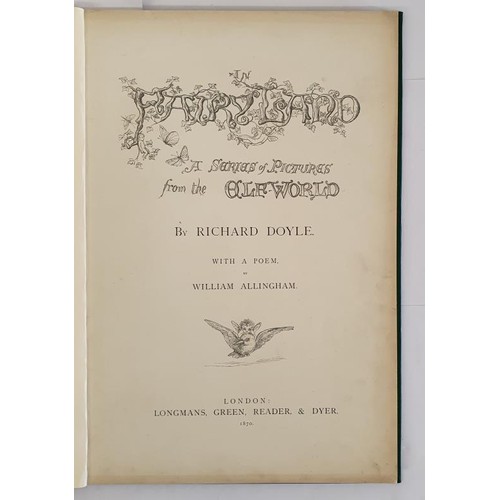 141 - Richard Doyle. In Fairyland - A Series of Pictures from the Elf World. Poem by William Allingham. 18... 