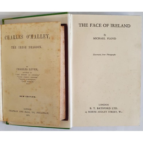 148 - Charles O'Malley, the Irish Dragoon, Charles Lever, 1873, Chapman & Hall; The Face of Ireland, M... 