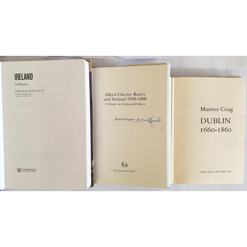 162 - Dublin 1660-1860 by Maurice Craig, Figgis 1980; A History,Thomas Bartlett, 2010,Cambridge University... 