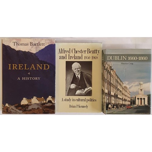 162 - Dublin 1660-1860 by Maurice Craig, Figgis 1980; A History,Thomas Bartlett, 2010,Cambridge University... 