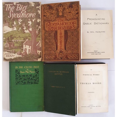 167 - Irish Interest: The Big Sycamore by Joseph Brady, 1958; The Romance of Irish Heroines by L M McCrait... 