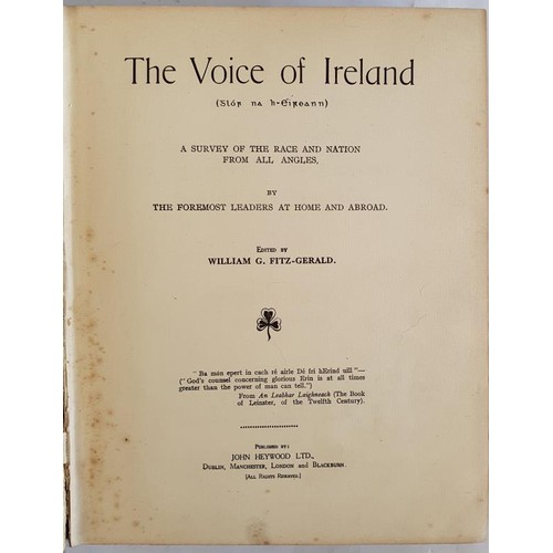 181 - The Voice of Ireland (Glór na h-Éireann). A Survey of the Race and Nation from all Ang... 