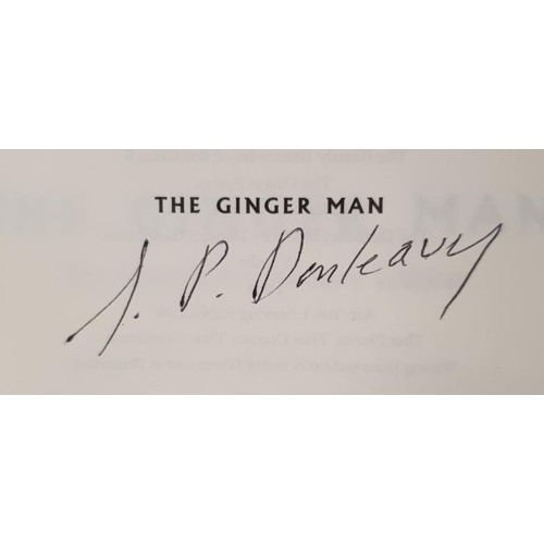 182 - All Signed Titles: The Ginger Man by J P Donleavy, 2015; Saturday by Ian McEwan limited edition 668/... 