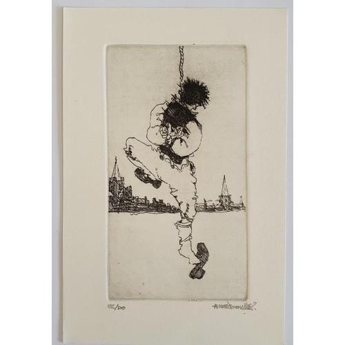 187 - The Night before Larry was Stretched, includes original signed etching 152/500, Hector McDonnell,198... 