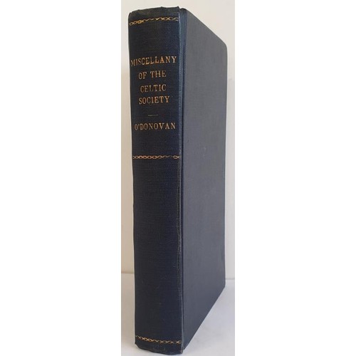 200 - Miscellany of the Celtic Society. Eagarthór John Ó Donovan. Texts in English and sean-... 