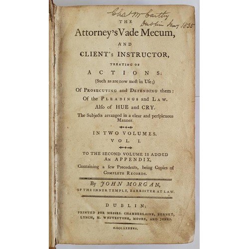 211 - The Attorney's Vade Mecum and Client's Instructor, Treating of Actions: (such as are Now Most in Use... 