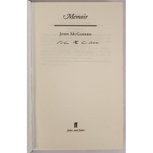 216 - Memoir by John McGahern SIGNED , 2005. 1st Ed HB DJ