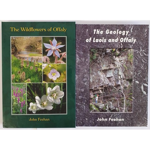 229 - John Feehan, The Wildflowers of Offaly, mint, pic cover, folio, c2009, now o/p and rare. The Geology... 