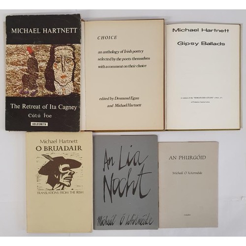 269 - Michael Hartnett Titles in both Gaelic and English:An Phurgóid, 1982; An Lia Nocht, 1985; Gyp... 