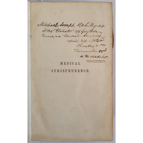 280 - UCC - Alfred Swaine Taylor on Poisons in relation to Medical Jurisprudence and Medicine, 1859; and b... 