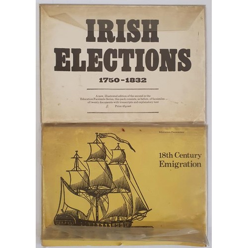 298 - Irish Elections 1750-1832 and 18th Century Emigration part of The Education Facsimile series