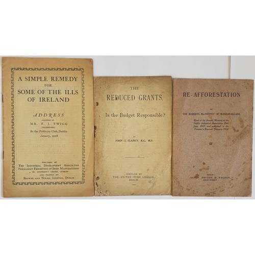 314 - Re-Afforestation by the Marquis MacSwiney of Mashanglass. Read at the Meeting of Dublin Industrial A... 