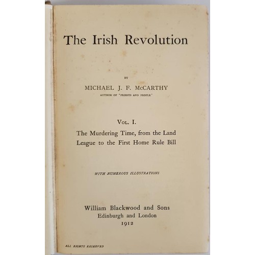 336 - The Irish Revolution. The Murdering Time from the Land Bill to the First Home Rule Bill by Michael J... 