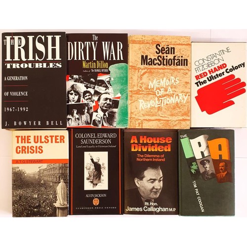 339 - Memoirs of a Revolutionary by MacStiofain; The IRA by Coogan; The Dirty War by Dillon; The Irish Tro... 