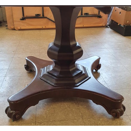 514 - A William IV Mahogany Oval Tilt Top Supper Table - the table was the property of the parents of Dr. ... 