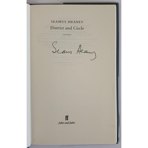 524 - SEAMUS HEANEY, District & Circle, 2006, Faber & Faber, HB ,First Ed, Signed