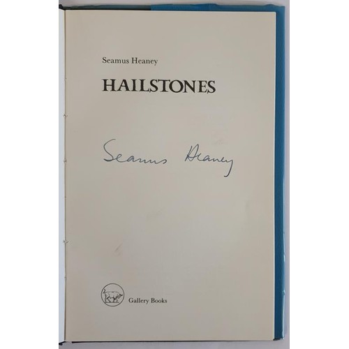 525 - Hailstones, S Heaney, 1984, Gallery Press, HB, Limited Ed, Signed, Scarce,