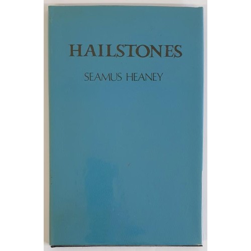 525 - Hailstones, S Heaney, 1984, Gallery Press, HB, Limited Ed, Signed, Scarce,