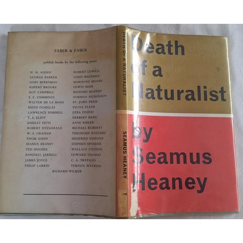 546 - Seamus Heaney – Death of a Naturalist (1966, 1st ed, hardcover). This was Heaney’s first... 