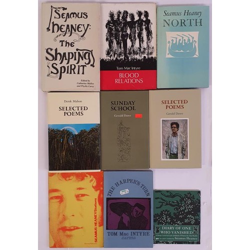 549 - Irish Poetry: Stations by Seamus Heaney, 1975; Selected Poems by Gerard Dawe SIGNED; Selected Poems ... 