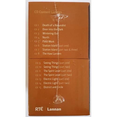 550 - Collected Poems RTE, CD Box Set, unopened, S Heaney, 2009 RTE, spoken by S Heaney