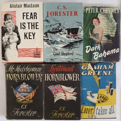 561 - Modern first editions with d/js: Alistair MacLean, Fear is the Key, 8vo, 1961, price 15/-; extremely... 