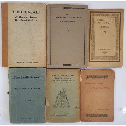 573 - Irish Interest: I Bhreasail, A Book of Lyrics by Daniel Corkery, 1921; The Bell-Branch by James H Co... 