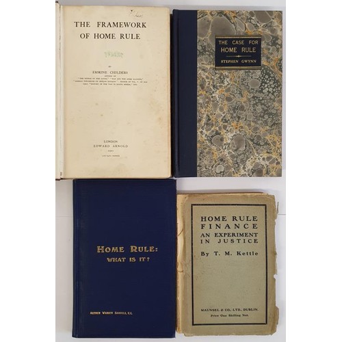 576 - The Framework of Home Rule by Erskine Childers. London, Arnold. [1911] Nice copy in cloth on marble ... 