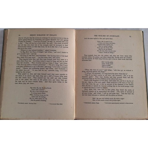 577 - Heroic Romances of Ireland translated into English prose and verse 2 vols (A. H. Leahy, 1905) includ... 