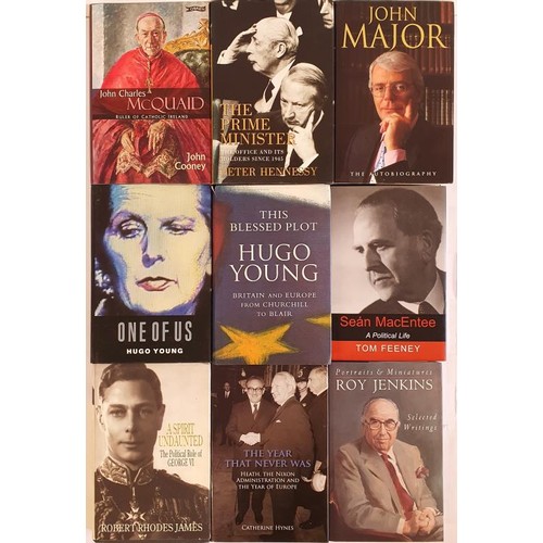 588 - John Major - The Autobiography, 1999; Roy Jenkins -Portraits and Miniatures, 1993 plus 7 others (9) ... 