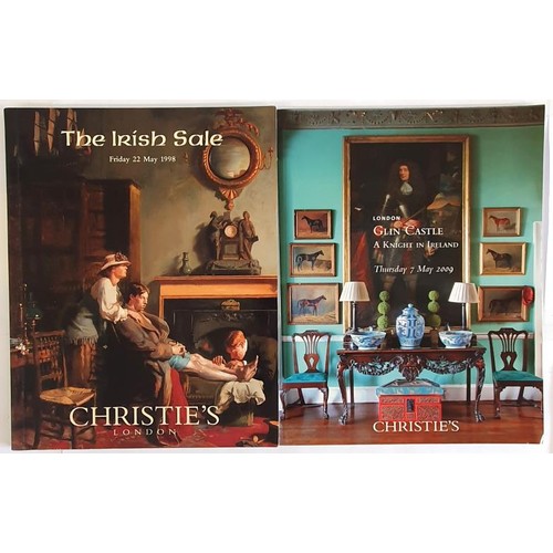 597 - Christie's Auction Catalogue: The Irish Sale May 1998; Glin Castle-A Knight in Ireland May 2009 (2)