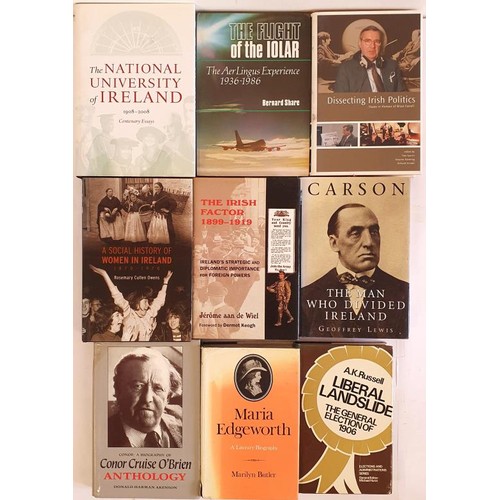 614 - A Social History of Ireland 1870-1970 by Rosemary Cullen Owens, 2005; Carson The Man Who Divided Ire... 